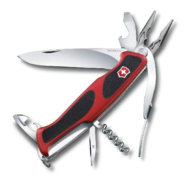 Ніж Victorinox Delemont, RangerGrip 74, 130 мм 0.9723.C - зображення 1