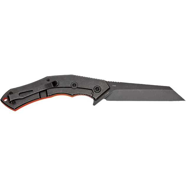 Нож складной SKIF Eagle BSW (длина: 230мм, лезвие: 95мм, черное), оранжевый - изображение 2