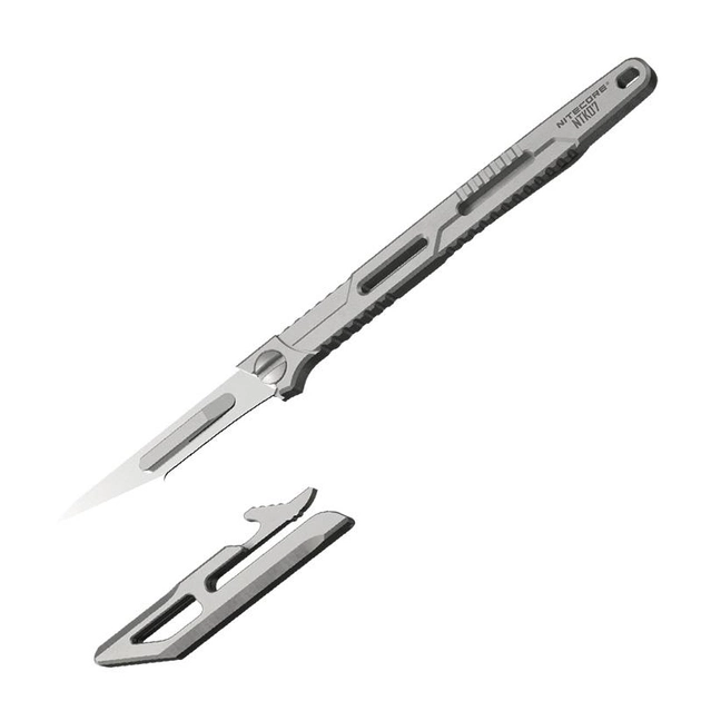 Нож скальпель титановый Nitecore NTK07 (длина: 115мм, лезвие: 20мм) - изображение 1