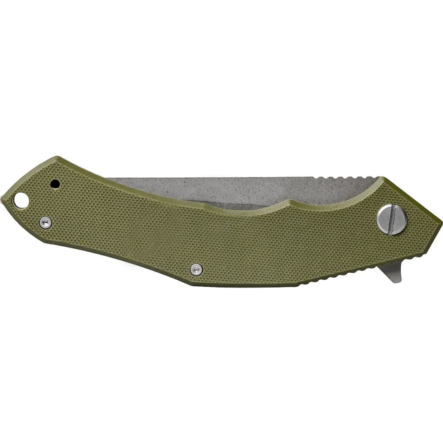 Нож складной SKIF T-Rex SW (длина: 230мм, лезвие: 95мм), оливковый - изображение 2