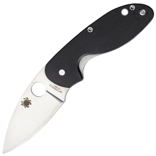 Нож складной Spyderco Efficient (длина: 180мм, лезвие: 76мм), черный - изображение 1
