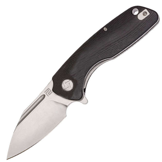 Нож складной Artisan Wren (длина: 220мм, лезвие: 90мм, Polished), черный - изображение 1