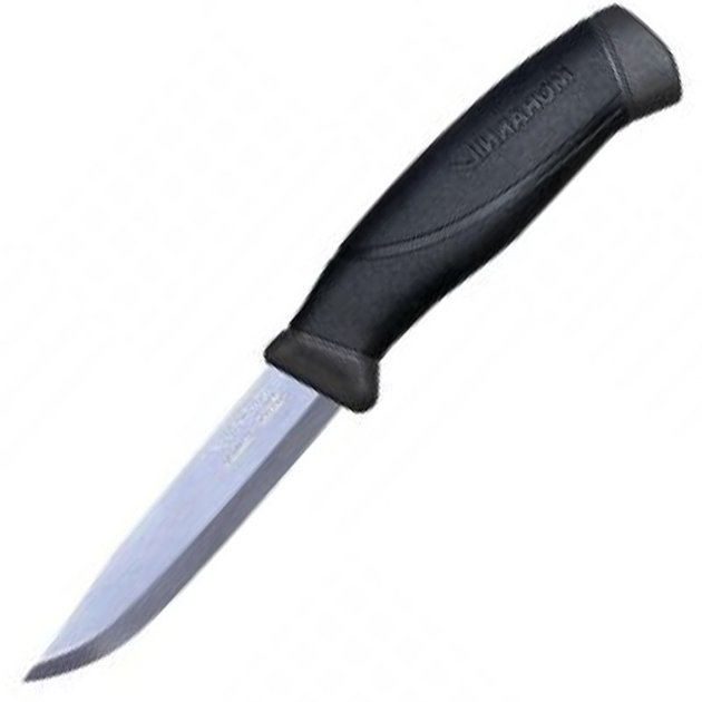 Нож фиксированный Mora Companion (длина: 219мм, лезвие: 104мм), серый, ножны пластик - изображение 1