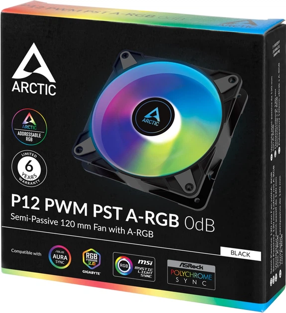 Кулер Arctic P12 PWM PST A-RGB (ACFAN00231A) - зображення 5