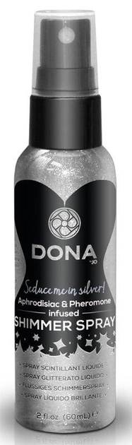 Ароматний спрей для тіла з блискітками System JO DONA Shimmer Spray колір сріблястий (17812047000000000) - зображення 1
