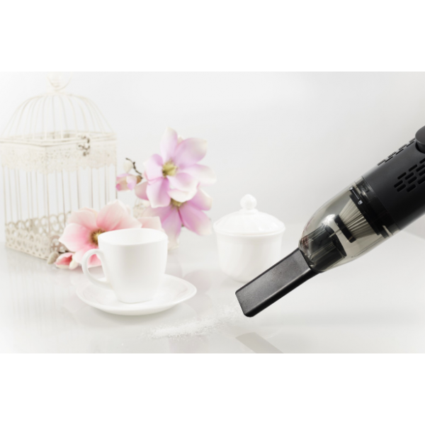 Автомобильный пылесос Grikey Mini, ручной портативный Х03 Car Vacuum Cleaner 2500mAh, 75W, USB из ABS пластика серый - изображение 3