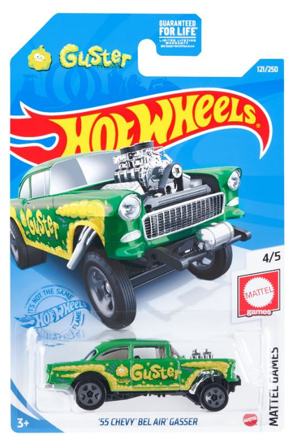 Машинка Hot Wheels '55 CHEVY BEL AIR GASSER – фото, отзывы