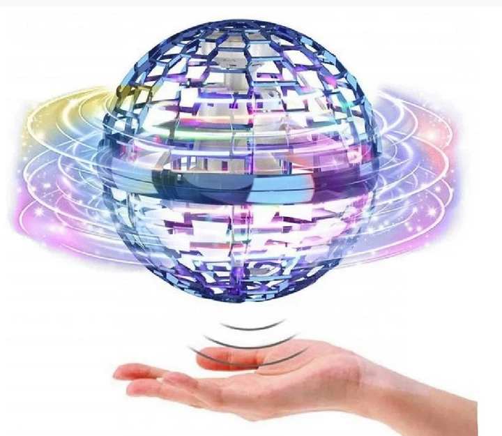 Летающий Шар Бумеранг Светящийся Спиннер Flynova Pro 9,5 мм 3 режима работи Синий - изображение 1