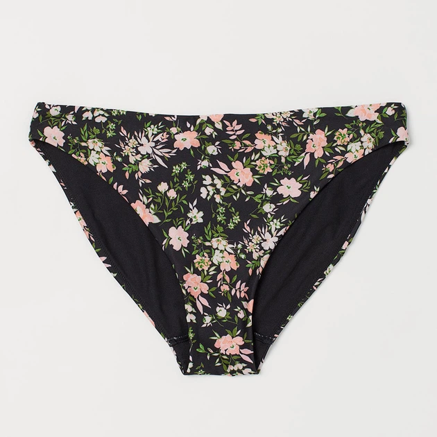 Нижняя часть купальника женская H&M 1006-5995801 42 Черная цветы (hm05066724900) - изображение 2