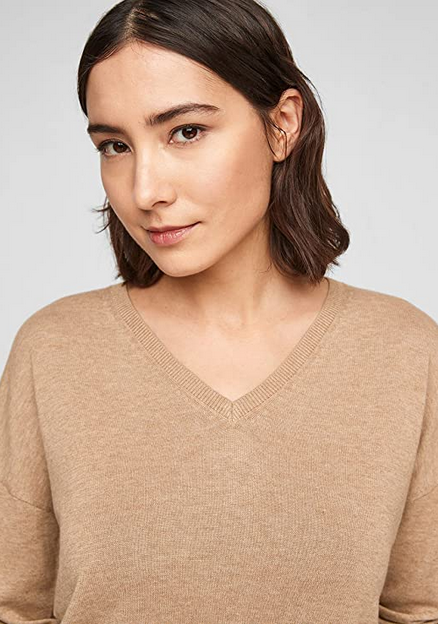 Пуловер s.Oliver Pullover 38 Бежевый 120.11.899.17.170.2058377-83W0 - изображение 4