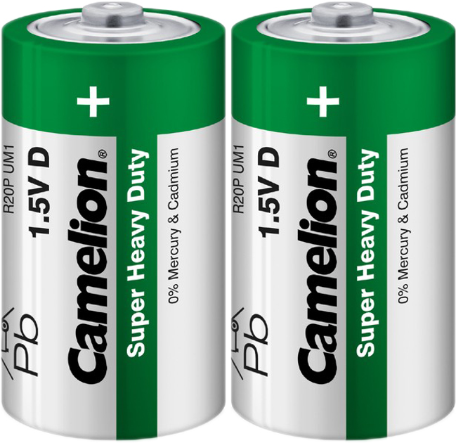 Батарейка Camelion R20 / 2 Shrink Green 2 шт (R20P-SP2G) – фото, отзывы ...