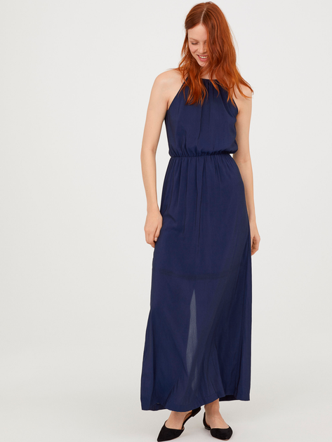 Сукня довга осіння жіноча H&M 0637055-7 34 Темно-синя від Rozetka на платформі USKIDKA Акція на Сукня довга осіння жіноча H&M 0637055-7 34 Темно-синя від Rozetka