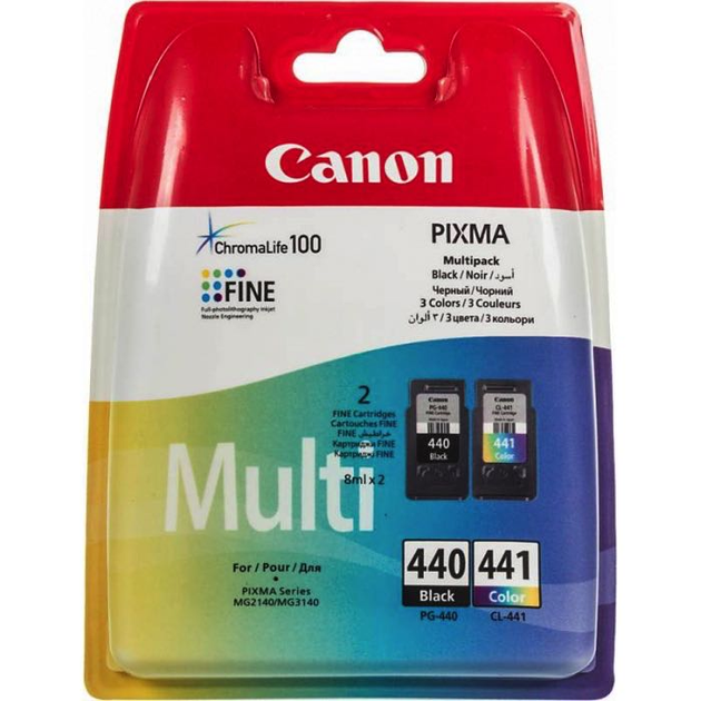 Картридж для Canon PIXMA MG3640 Canon 440+441 Black/Color 5219B005 ...
