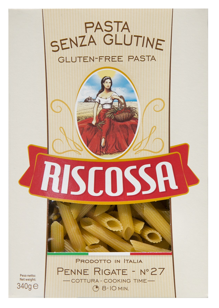Безглютеновые макароны Riscossa Penne Gluten Free 340 г (8011780000328 ...