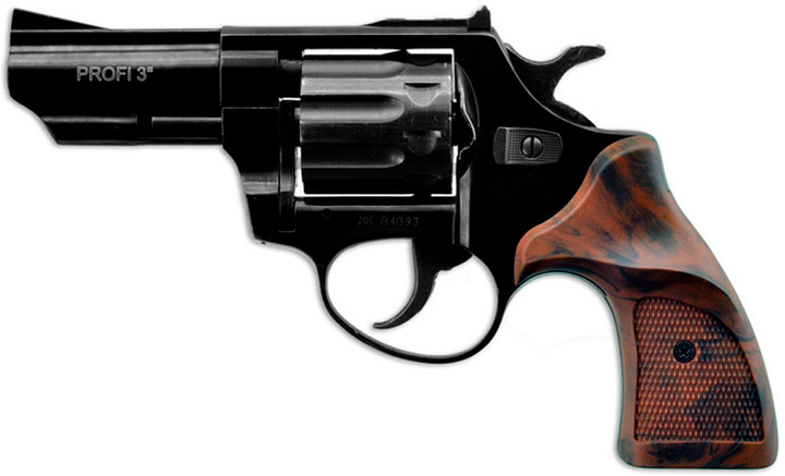 Револьвер флобера ZBROIA PROFI-3" Pocket. Матеріал рукояті - пластик (3726.00.34) - зображення 1