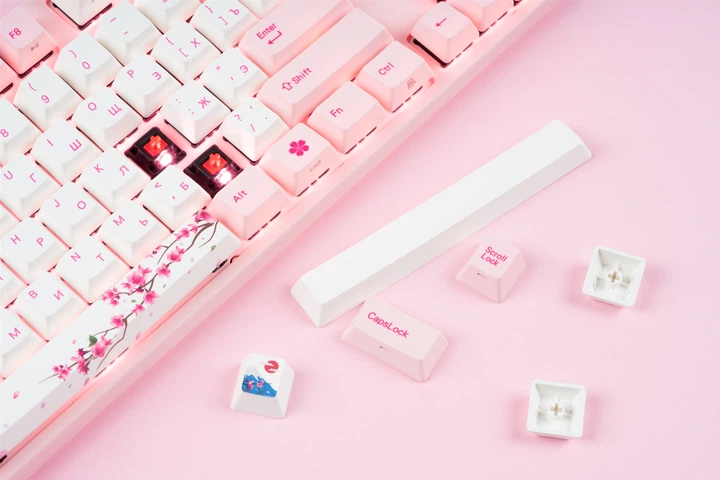 Клавиатура проводная Varmilo VA87M Sakura Cherry MX Brown USB