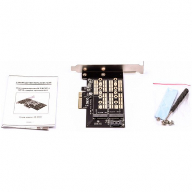 Контроллер AgeStar PCIe 3.0 X2 for SSD M.2 NVMe (AS-MC02) - изображение 2