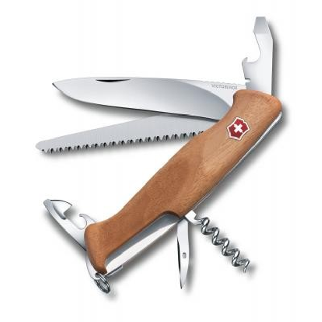 Ніж Victorinox Ranger Wood 55,130мм, горіх, коробка (0.9561.63) - зображення 1