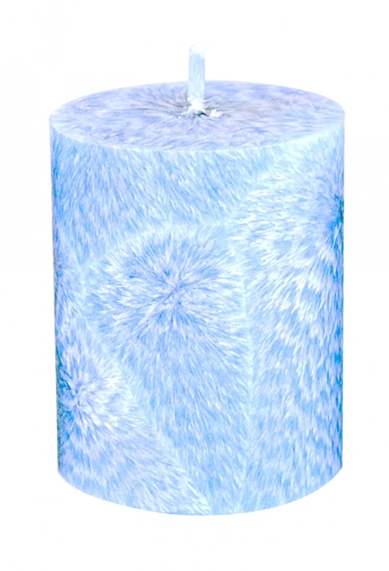 Набор свечей из пальмового воска CandlesBio Palm wax 5,5х7 см 6 штук Голубой (WP 10 - 55/70) - изображение 2