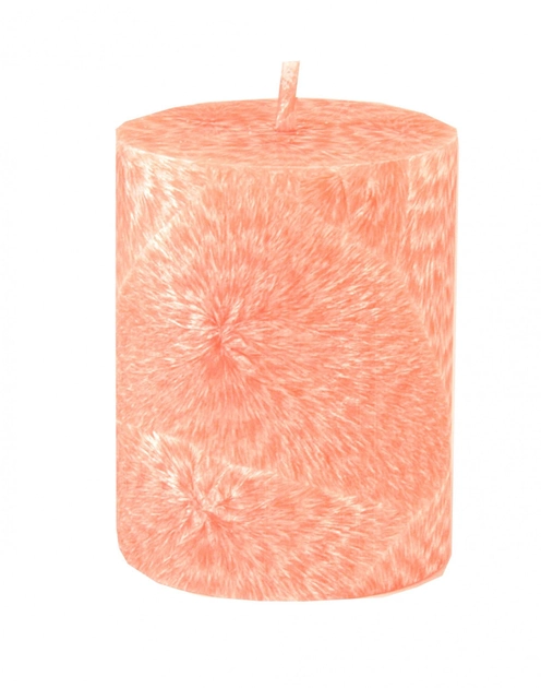Набор свечей из пальмового воска CandlesBio Palm wax 5,5х7 см 6 штук Коралловый (WP 12 - 55/70) - изображение 2