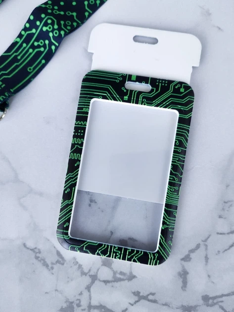 Офисный бейдж на шею Chansin Microchip Вертикальный (41876325) - изображение 7