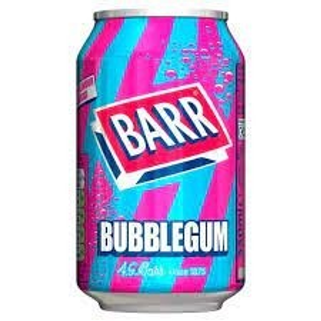 Газированный напиток Barr Bubblegum со вкусом жевательной гумбкы 330 мл ...