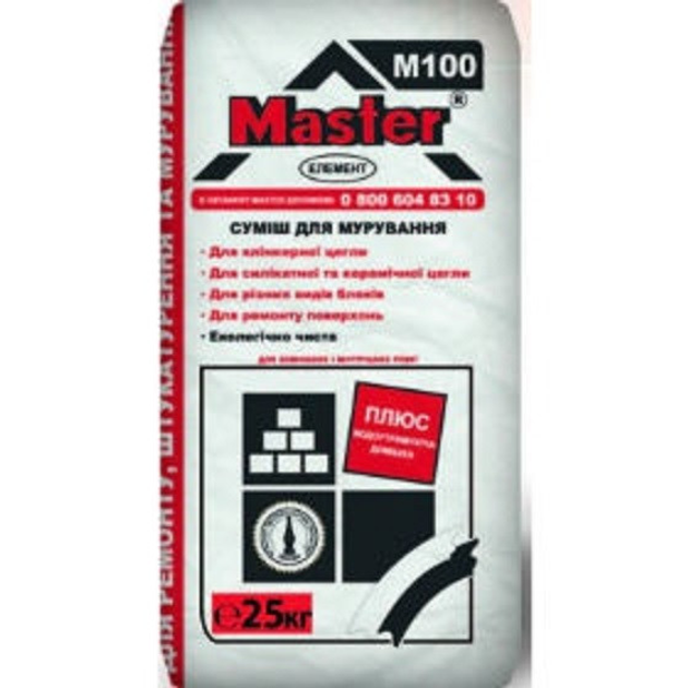 Смесь цементно-песчаная для кладки и ремонта поверхностей "Master ...