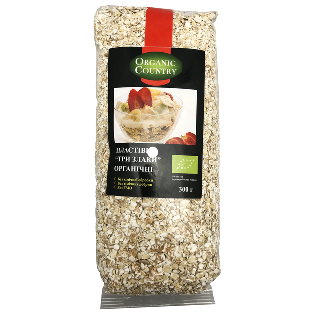 Хлопья Три злака Organic Country 300г от продавца: Healthy Sweets ...
