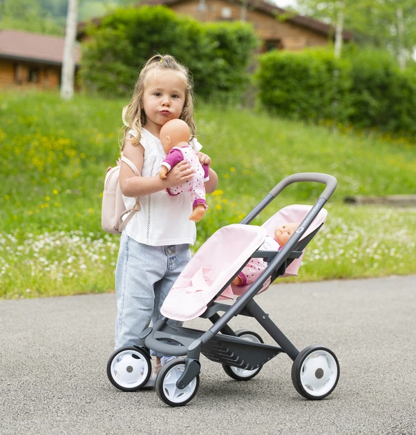 Wózek dla lalek bliźniaczy Smoby Maxi-Cosi & Quinny dla bliźniaków Soft (7600253217) - obraz 11