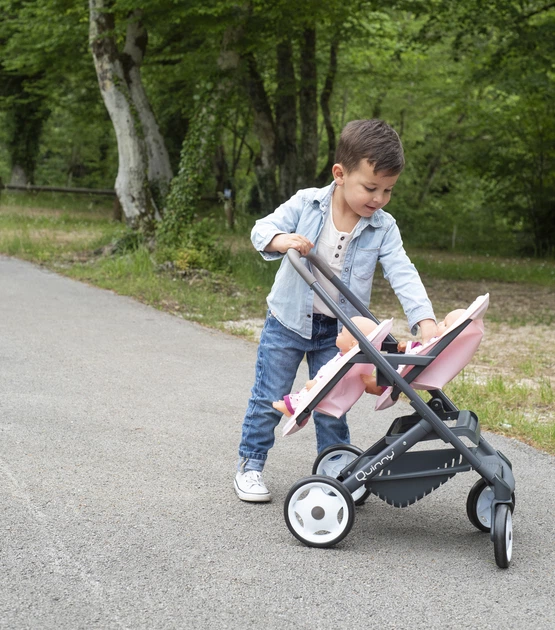 Wózek dla lalek bliźniaczy Smoby Maxi-Cosi & Quinny dla bliźniaków Soft (7600253217) - obraz 14