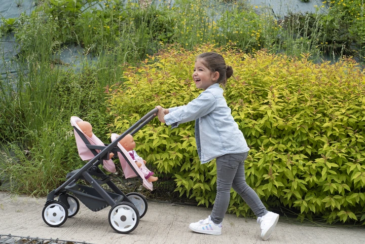 Wózek dla lalek bliźniaczy Smoby Maxi-Cosi & Quinny dla bliźniaków Soft (7600253217) - obraz 17