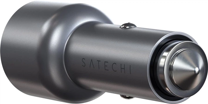 Ładowarka samochodowa Satechi 40W Dual USB-C PD Car Charger Space Grey (ST-U2C40CCM) - obraz 3