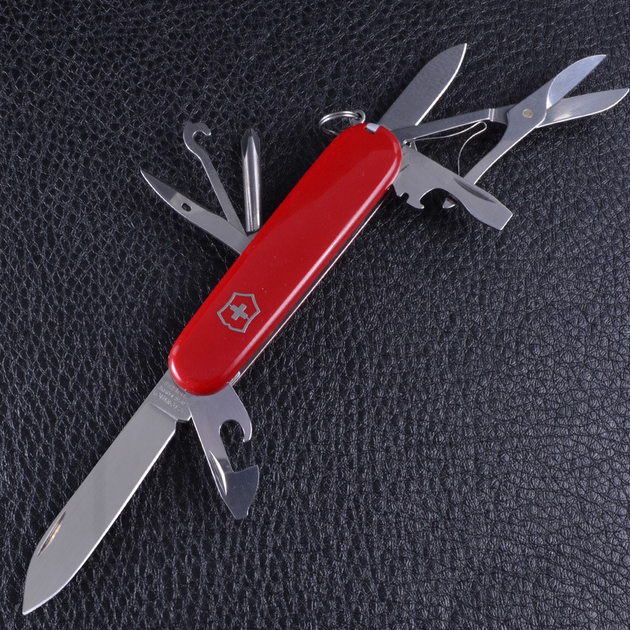 Нож складной, мультитул Victorinox Tinker Super (91мм,14 функций), красный 1.4703 - изображение 2