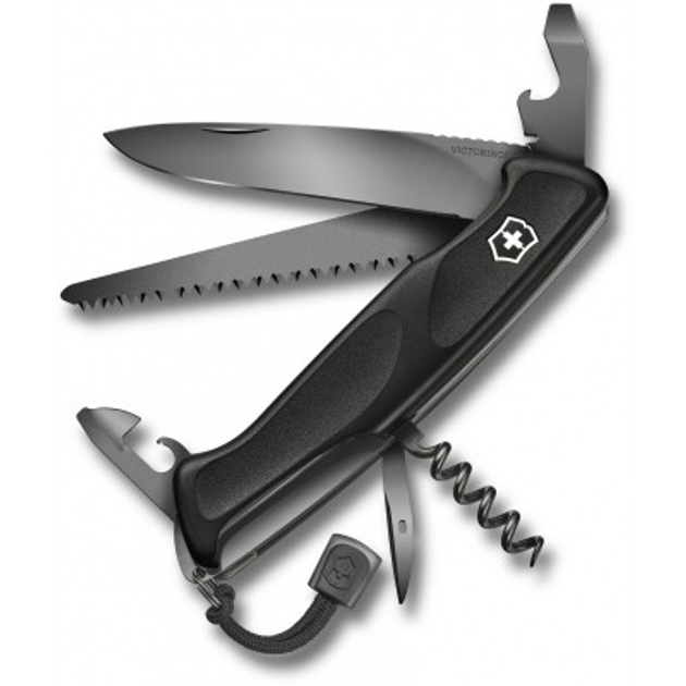 Ніж Victorinox RangerGrip 55 Onyx Black (0.9563.C31P) - зображення 1