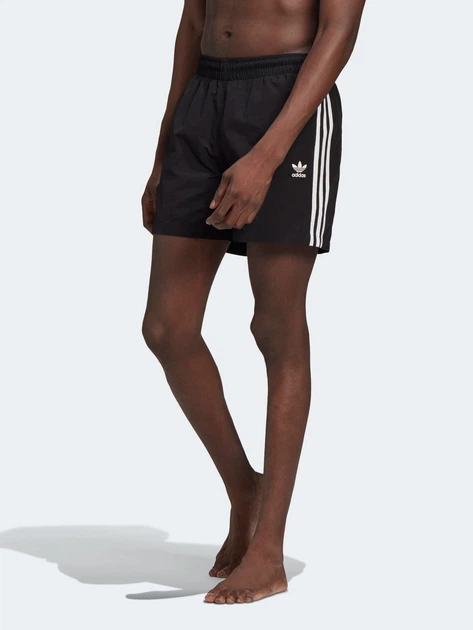 Шорты пляжные мужские Adidas 3-Stripe Swims GN3523 S Черные
