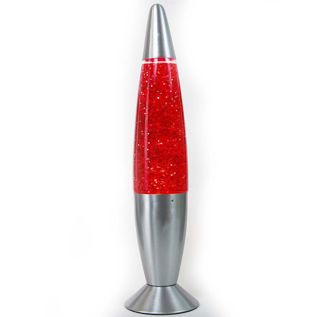 Восковая лава лампа Lava Lampe с блестками, с подсветкой, от сети (34 ...