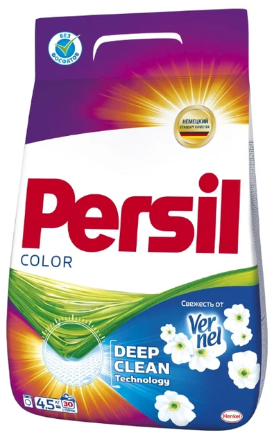 Порошок Persil 360 Color свежесть от Vernel 4.5кг - изображение 1