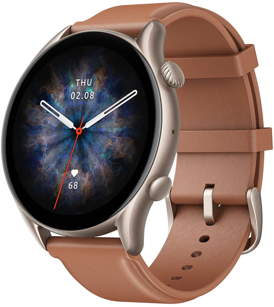 Смарт-часы Amazfit GTR 3 Pro Brown Leather (879510) – фото, отзывы ...