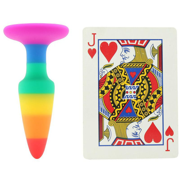 Анальная пробка Анальный стимулятор NS Novelties Colours Pleasure Plug F 9 цвет разноцветный (12516052000000000) - изображение 4