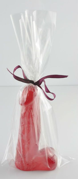 Мыло в виде пениса Мужская объемная форма цвет красный (18211015000000000) - изображение 1