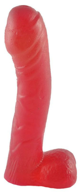 Мило у вигляді пеніса Чоловіча об'ємна форма середня колір червоний (18210015000000000) - зображення 1