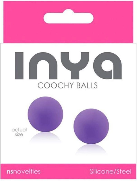 Вагінальні кульки Inya Coochy Balls колір фіолетовий (19503017000000000) - зображення 2