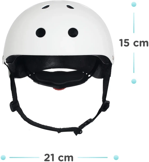 Дитячий захисний шолом Kinderkraft Safety White (KASAFE00WHT0000) (5902533918195) - зображення 18