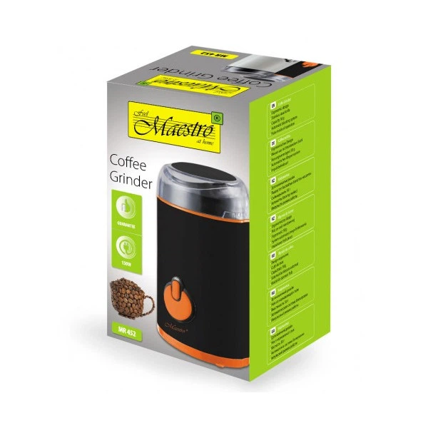 Кофемолка электрическая Maestro MR452-Pro, 180 Вт, роторная, белый (DR-000074616) - изображение 7