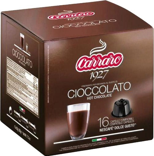Акція на Кава в капсулах Carraro Cioccolato Dolce Gusto 7 г х 16 шт. від Rozetka