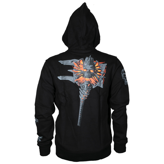 Толстовка JINX World of Warcraft Shadowlands - A King No More Zip-Up Hoodie Black, S - изображение 2