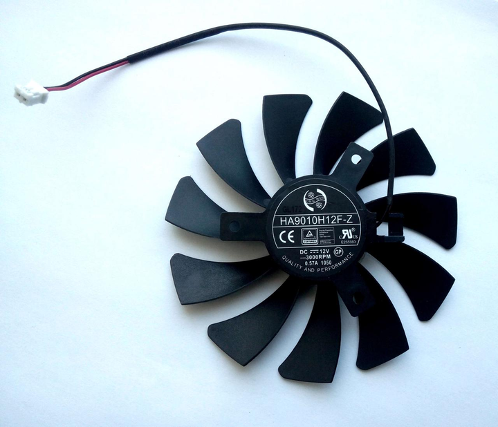Вентилятор ONG HUA для відеокарти MSI HA9010H12F-Z 2-pin (№42) - зображення 2