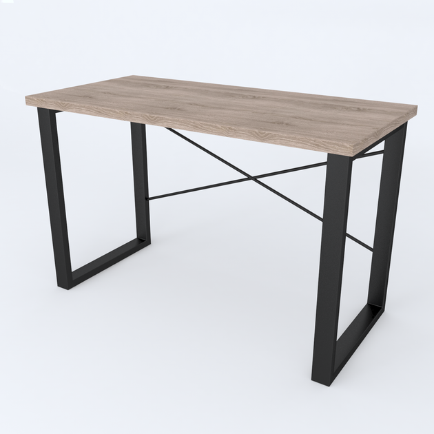 Письменный стол Ferrum-decor Драйв 750x1200x700 Черный металл ДСП Дуб Сонома Трюфель 32 мм (DRA215) - изображение 3