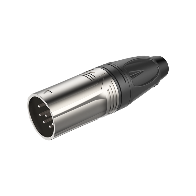 Роз'єм Roxtone RX7M-NT XLR male (тато) - Фото 1 Роз'єм Roxtone RX7M-NT XLR male (тато) - зображення 1