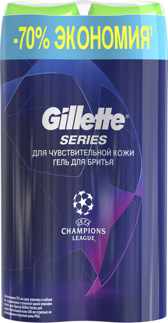 Гель для бритья Gillette Series Sensitive Skin для чувствительной кожи ...